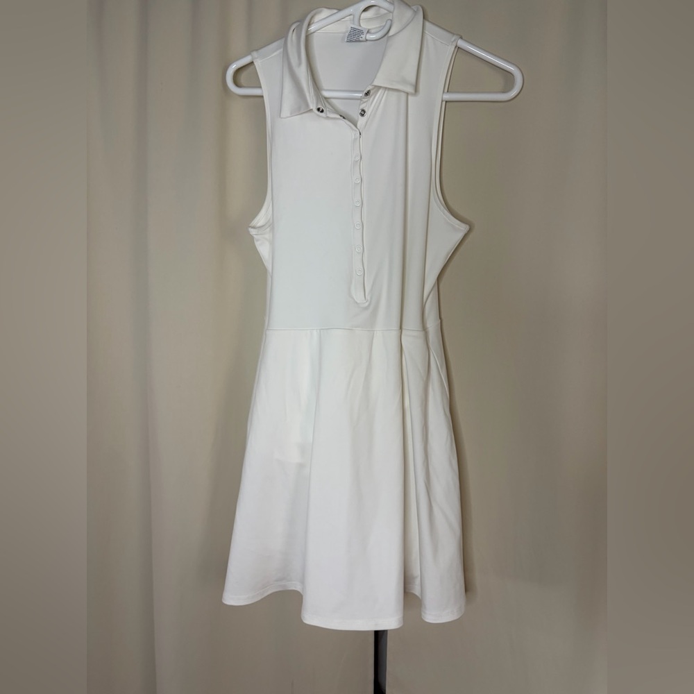 All in Motion White Sleeveless athletic Dress